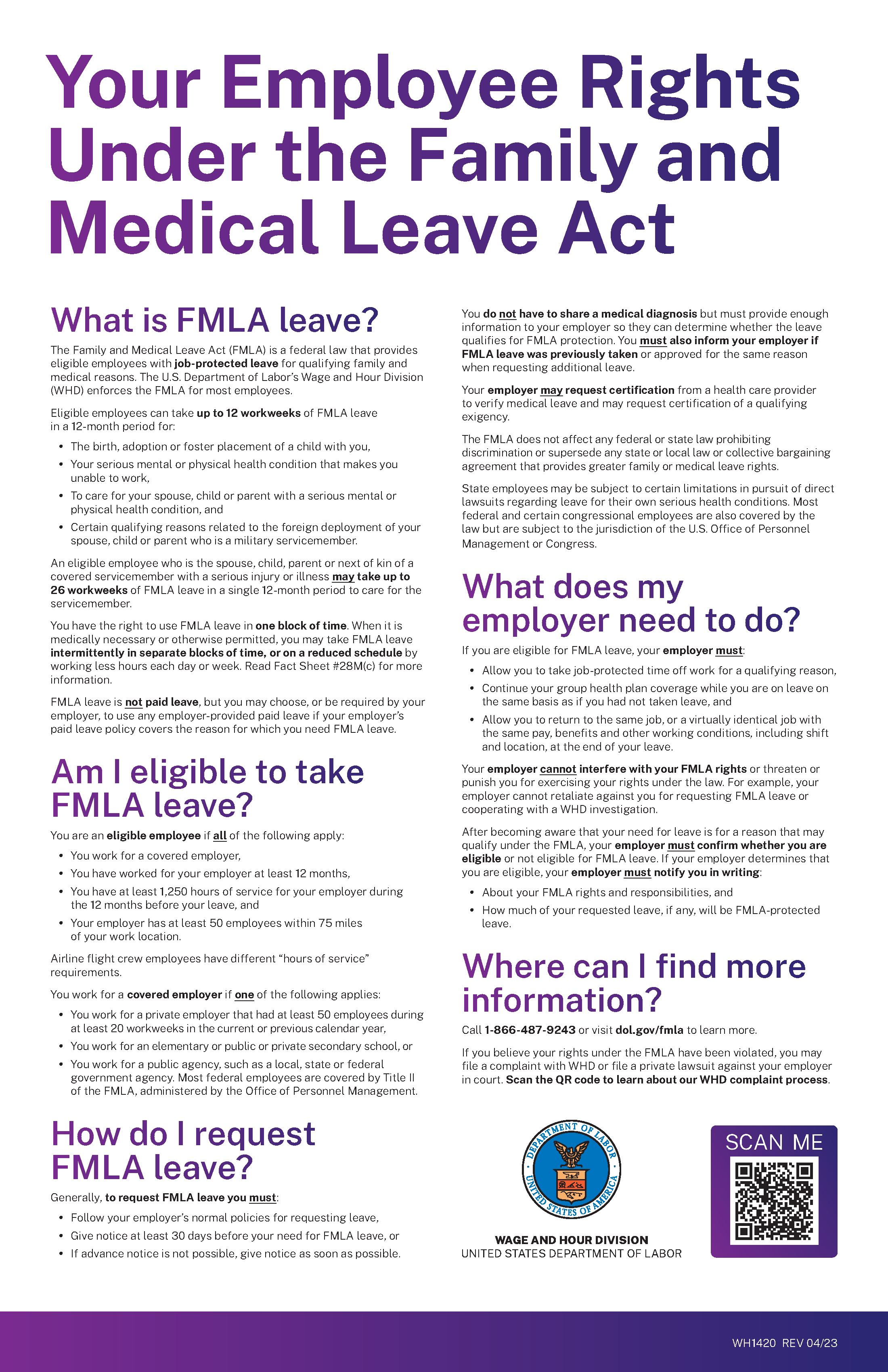 FMLA Poster